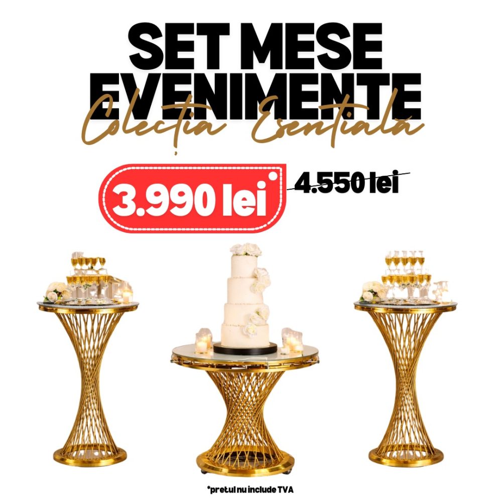 Set mese evenimente - colecția esențială